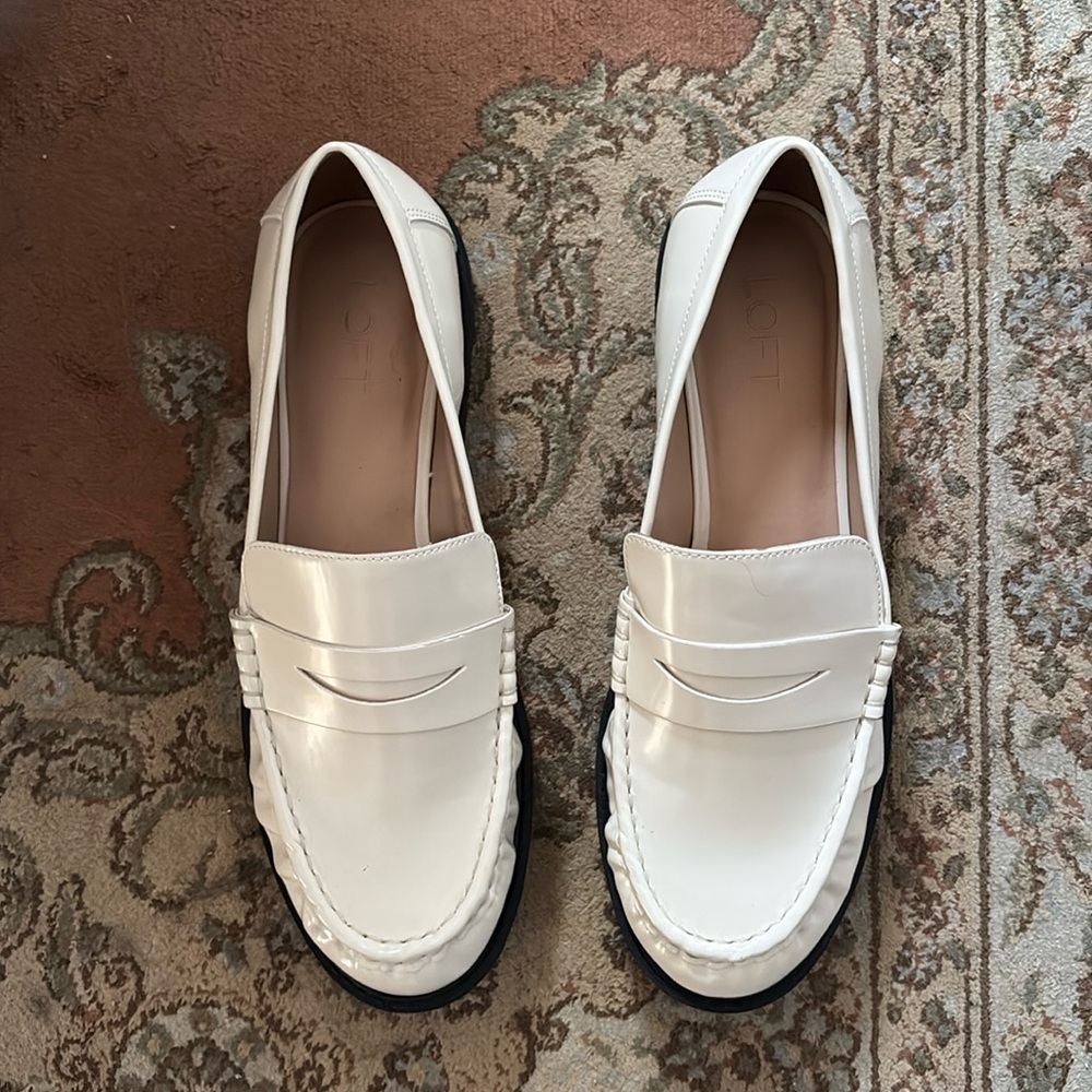 LOFT lug sole loafers NWOT